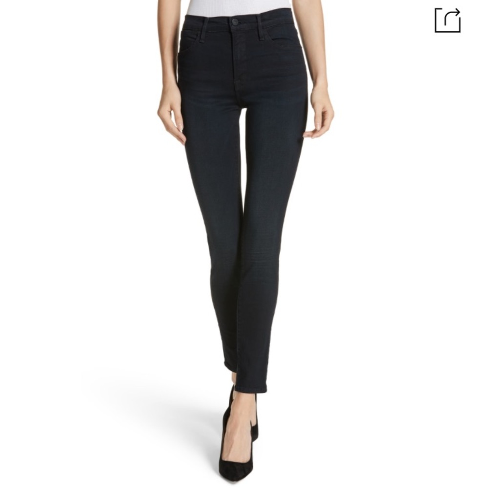 FRAME Denim Le High Skinny Jeans in Byxbee